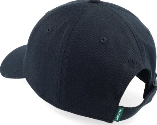 Large Logo Black Dad Cap - Lacoste
