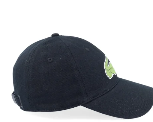 Large Logo Black Dad Cap - Lacoste