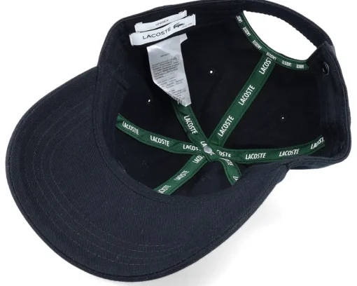 Large Logo Black Dad Cap - Lacoste