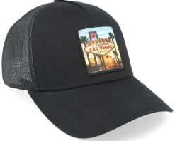 Las Vegas Sign Black Trucker - Public Domain