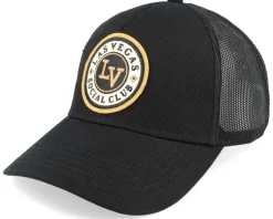 Las Vegas Twill Valin Patch Black Trucker - American Needle