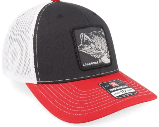 Laxborre Mono 112 Black/White/Red Trucker - Skillfish