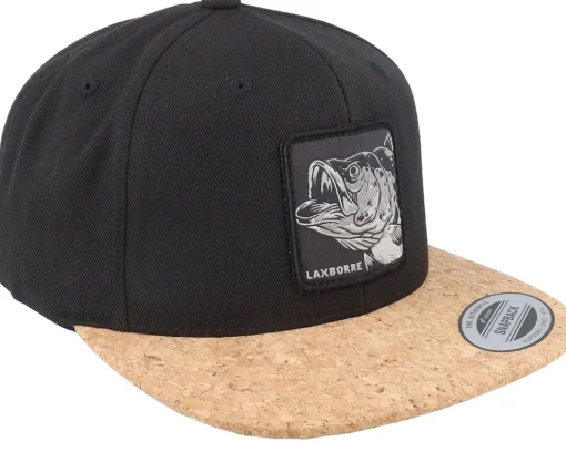 Laxborre Mono Black/Cork Snapback - Skillfish