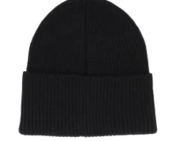 Laxborre Recycled Black Oversized Cuff Beanie - Skillfish