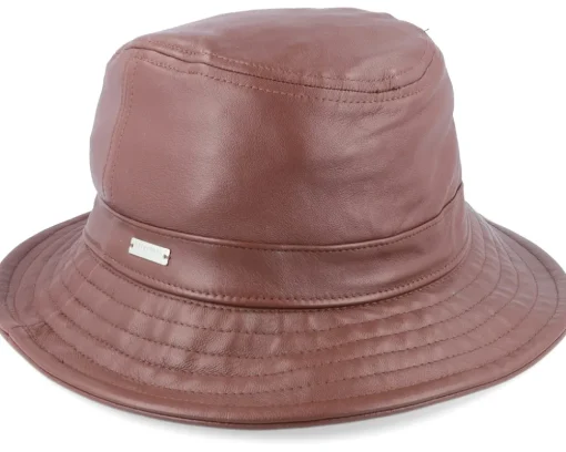 Leather Nut Brown Bucket - Seeberger