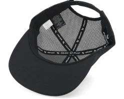 Leather Patch Sr Black Snapback - Bauer