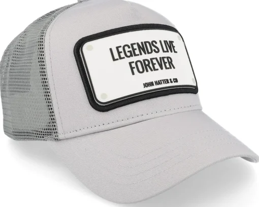 Legends Live Forever Grey Trucker - John Hatter & Co