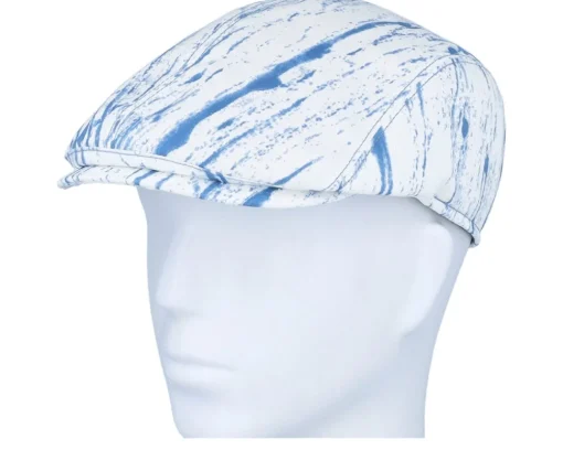 Lennart Denim Raw White Flat Cap - Mayser