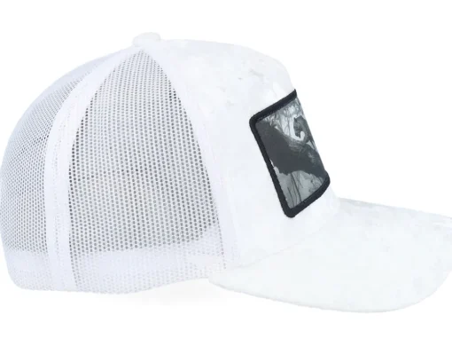 Leopard Big Patch Velvet White Trucker - Calza Pennello