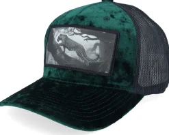 Leopard Big Patch Velvet White Trucker - Calza Pennello