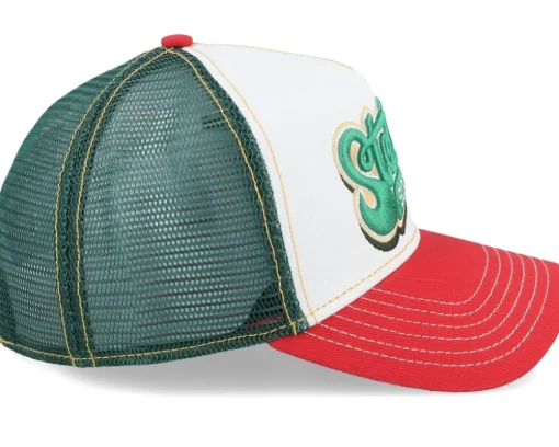 Lettering Red/Off White Trucker - Stetson