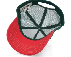 Lettering Red/Off White Trucker - Stetson