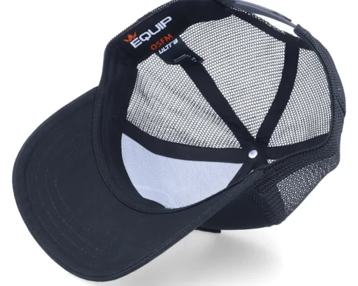 Lighthouse Ornament Patch Black Trucker - Iconic