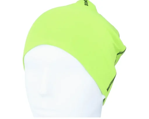Lime Green/Black Hemsedal Cotton Beanie - Beechfield