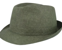 Linen Olive Trilby - Stetson