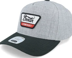 Linwood Heather Grey/Black Adjustable - Brixton