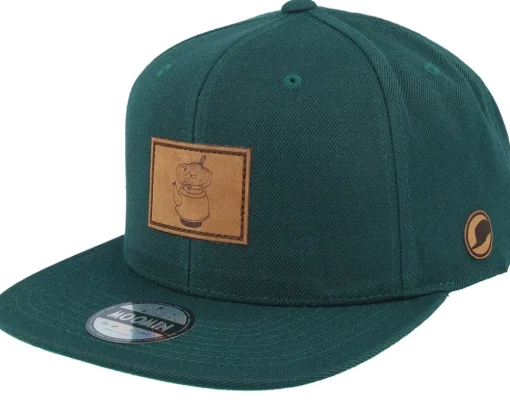 Little My Engraved Patch Tan Brown Snapback - Moomin