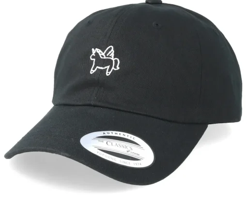 Little Unicorn Black Dad Cap - Unicorns