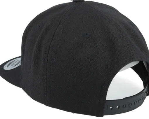 Live Fast Helmet Black Patch Black Snapback - Born To Ride