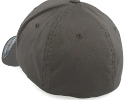 Live Fast Helmet Brown Patch Dark Grey Flexfit - Born To Ride