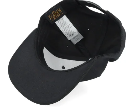 Live Fast Helmet Brown Patch Black Snapback - Born To Ride