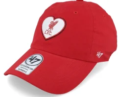Liverpool FC Courtney Clean Up Red Dad Cap - 47 Brand