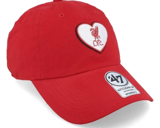 Liverpool FC Courtney Clean Up Red Dad Cap - 47 Brand
