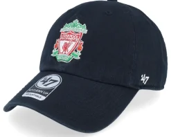 Liverpool FC Crest Clean Up Black Adjustable - 47 Brand