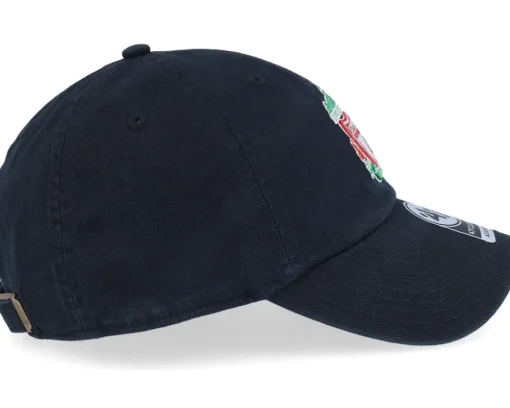 Liverpool FC Crest Clean Up Black Adjustable - 47 Brand