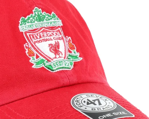 Liverpool FC Crest Clean Up Red Adjustable - 47 Brand