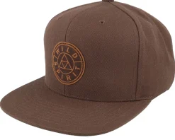 Logo Basic Mountain Brown Snapback - Wild Spirit