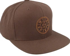 Logo Basic Mountain Brown Snapback - Wild Spirit