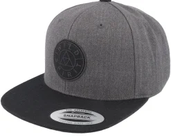 Logo Basic Mountain Charcoal/Black Snapback - Wild Spirit
