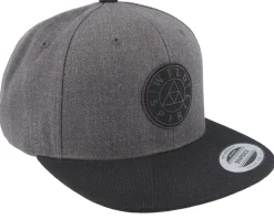 Logo Basic Mountain Charcoal/Black Snapback - Wild Spirit