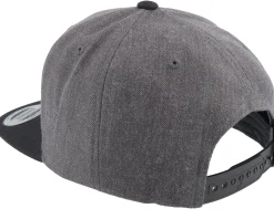 Logo Basic Mountain Charcoal/Black Snapback - Wild Spirit
