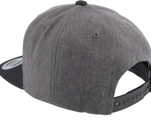 Logo Basic Mountain Charcoal/Black Snapback - Wild Spirit
