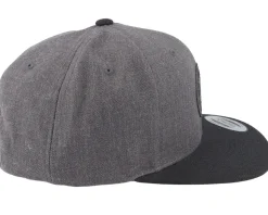 Logo Basic Mountain Charcoal/Black Snapback - Wild Spirit