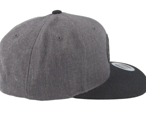 Logo Basic Mountain Charcoal/Black Snapback - Wild Spirit
