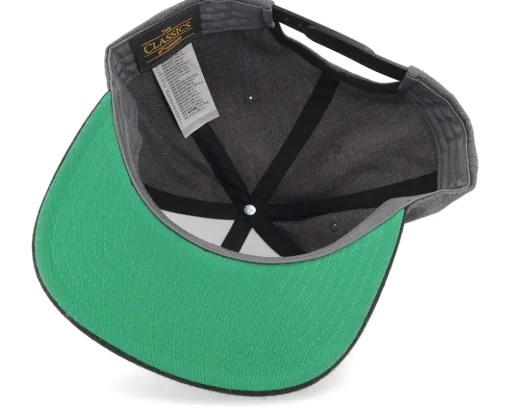 Logo Basic Mountain Charcoal/Black Snapback - Wild Spirit