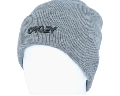 Logo Beanie New Athletic Grey Cuff - Oakley