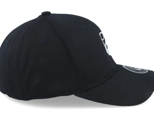 Logo Black Flexfit - Bearded Man