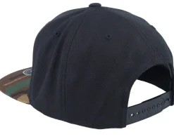 Logo Black/Camo Snapback - Bearded Man