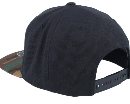 Logo Black/Camo Snapback - Bearded Man