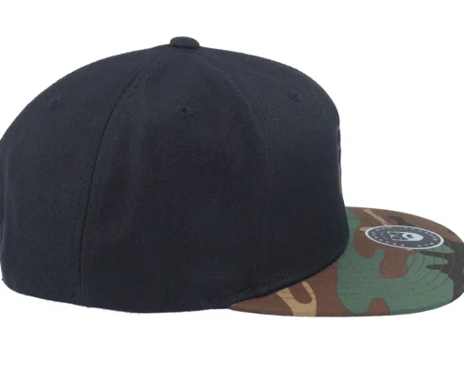 Logo Black/Camo Snapback - Bearded Man