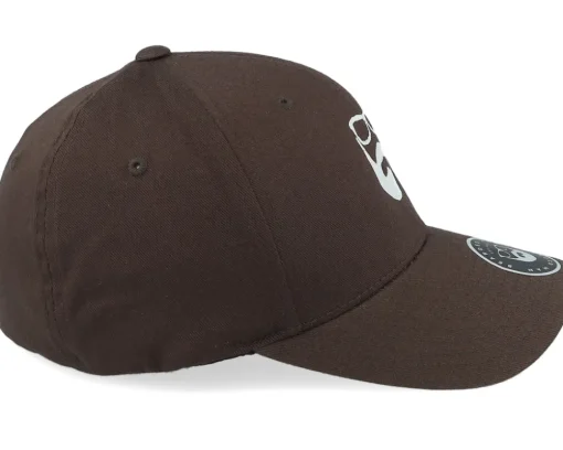 Logo Brown/White Flexfit - Bearded Man
