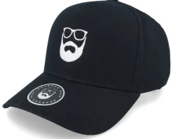 Logo Curved A-Frame Black Adjustable - Bearded Man