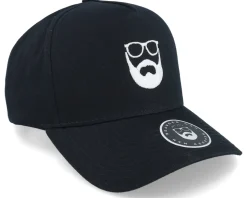 Logo Curved A-Frame Black Adjustable - Bearded Man