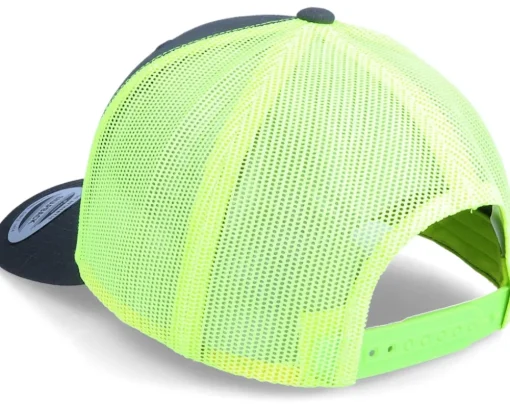 Logo 3D Classic 2-Tone Charcoal/Neon Trucker - Padelville