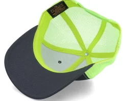 Logo 3D Classic 2-Tone Charcoal/Neon Trucker - Padelville