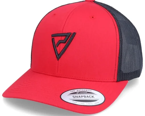 Logo 3D Classic 2-Tone Red/Black Trucker - Padelville